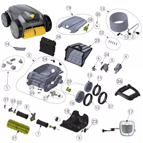 Ricambi per robot Zodiac OV 3300