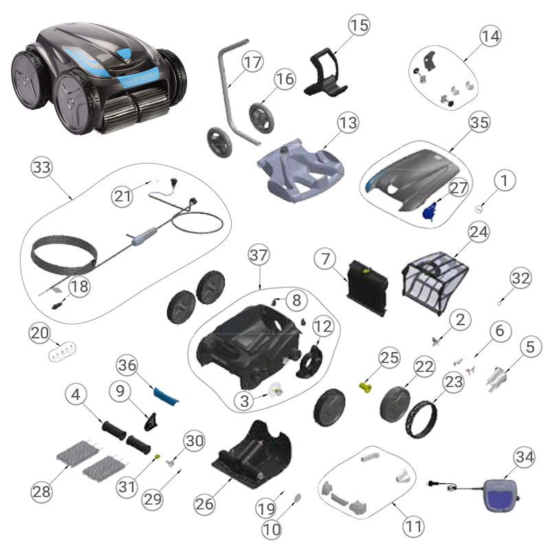 Ricambi Zodiac OV 5300 SW