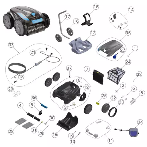 Ricambi per robot Zodiac OV 5300 SW