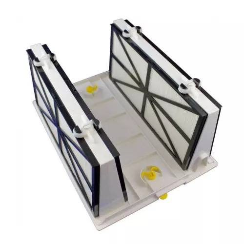 28_Gruppo coperchio inferiore con cartucce filtro