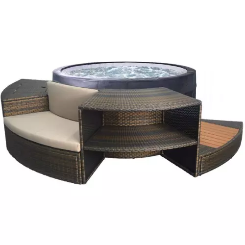 Piscina SPA Idromassaggio rotonda NETSPA VITA 4 persone