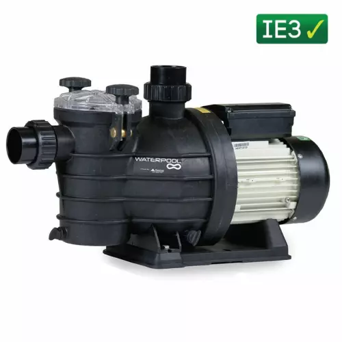 Pompa per filtrazione LYRA 100 T IE3  raccordi Ø 50 mm e filettatura interna Ø 38 mm - 1 HP Trifase