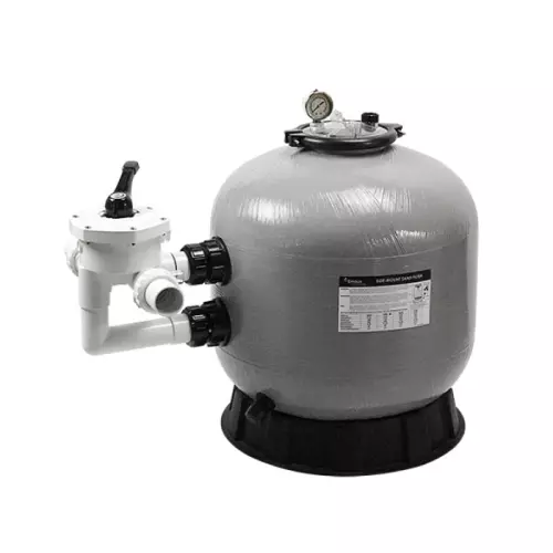 Filtro a sabbia bobinato in fibra di vetro EMAUX - fino a 15,60 m³/h con valvola laterale