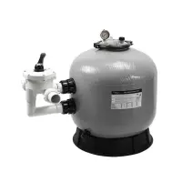 Filtro a sabbia bobinato in fibra di vetro EMAUX - fino a 15,60 m³/h con valvola laterale