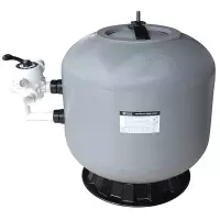 Filtro a sabbia bobinato in fibra di vetro EMAUX - fino a 58,50 m³/h con valvola laterale