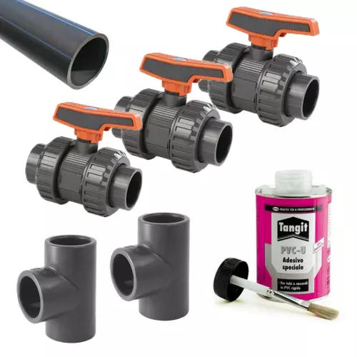 Kit BY-PASS per pompa di calore piscina