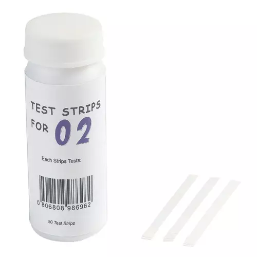 Test per analisi livello ossigeno acqua piscina in strisce