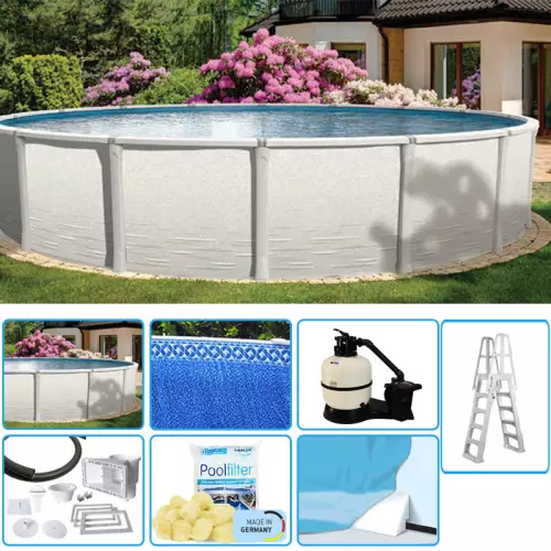 Piscina fuori terra circolare OPUS SIGNATURE 549 - Ø 5,49 x h 1,32 m - KIT PRO