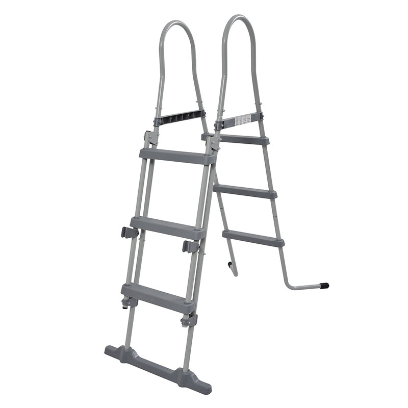 Scaletta di sicurezza a 3 gradini h 1,09 m per piscina fuori terra