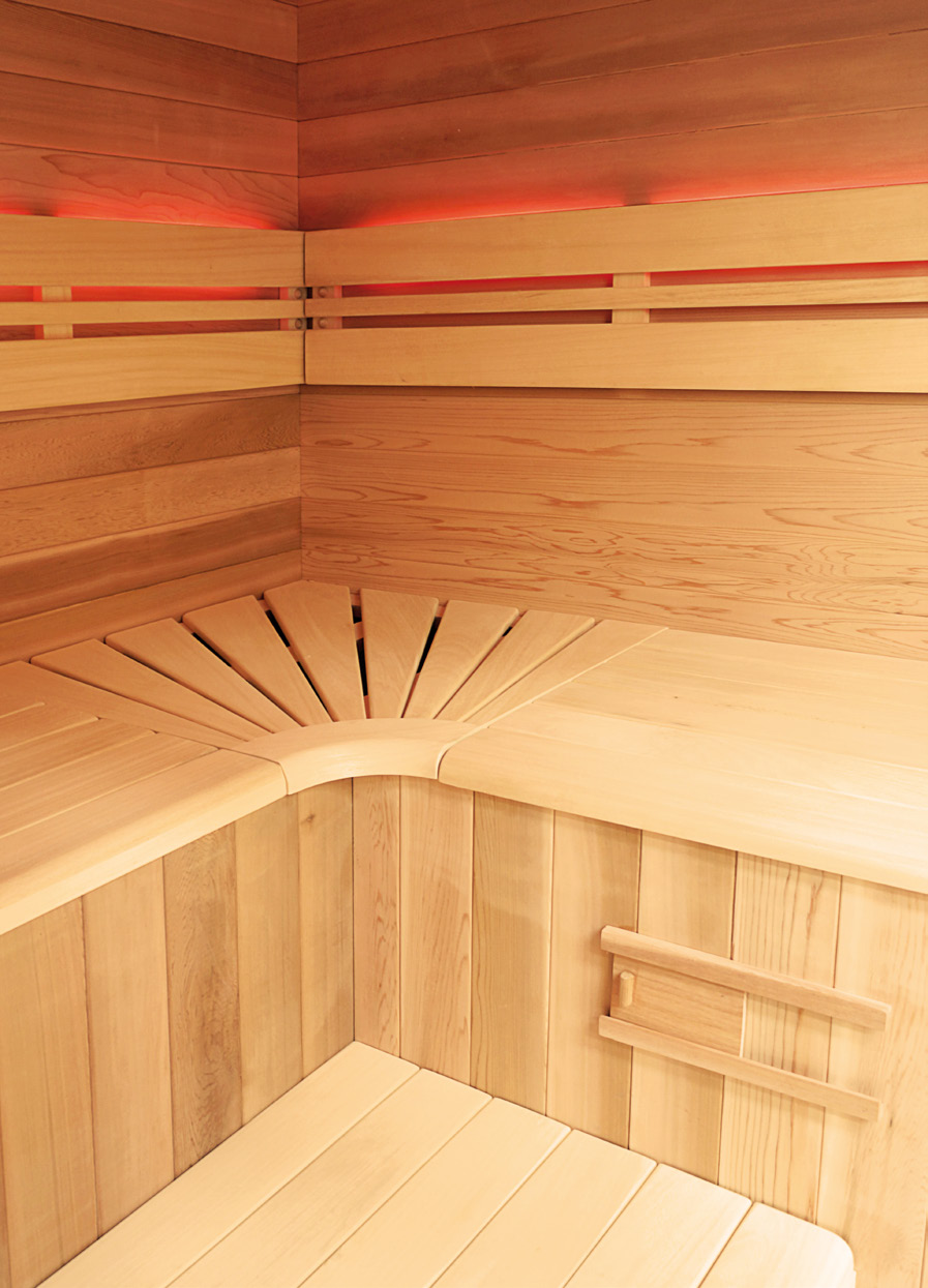 Sauna finlandese a vapore