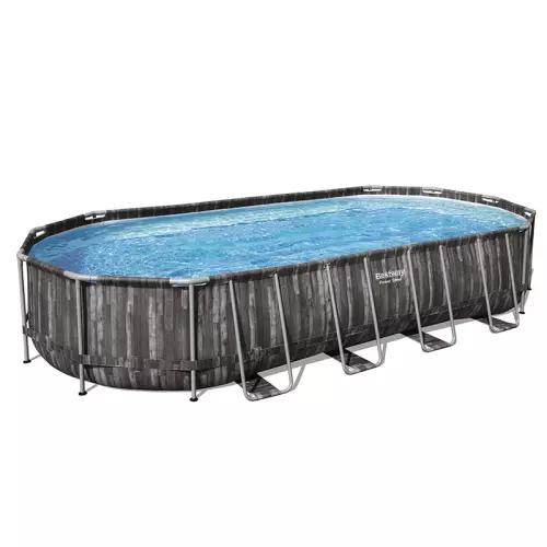 Piscina fuori terra ovale Bestway POWER STEEL 7,32 x 3,66 x h 1,22 m