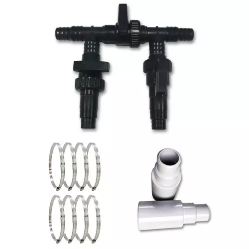 Kit By-Pass per pompa di calore con tubi di collegamento Ø 32/38 mm e attacchi Ø 32/38 mm