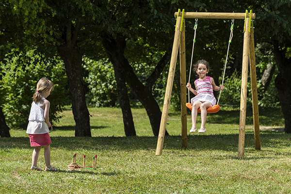 Altalena per bambini in legno SALLY