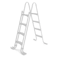 Scaletta di sicurezza in metallo 2x4 gradini h 1,30 m