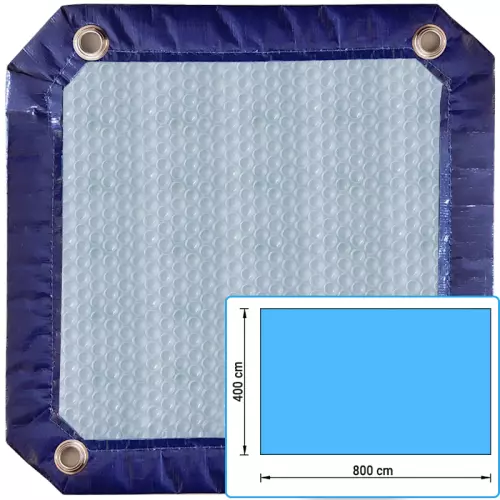 Copertura isotermica ENERGY BUBBLE Trasparente 400 µ - 8,00 x 4,00 m