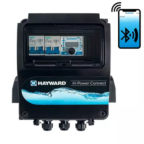 Quadro Elettrico Hayward H-Power Connect con differenziale, trasformatore fari e controllo Bluetooth