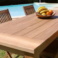 Tavolo da giardino in legno teak GINEVRA