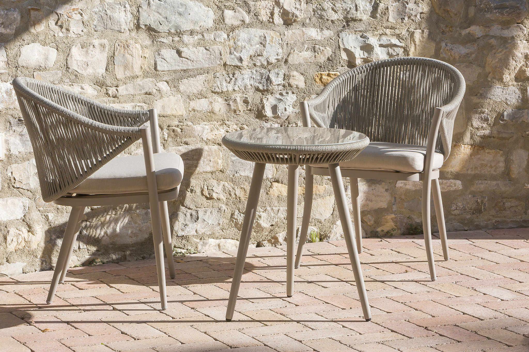 Salotto da giardino in alluminio MINOSSE