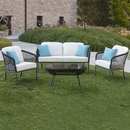 Salotto da giardino in alluminio ARTEMIDE