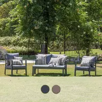 Salotto da giardino in alluminio AFRODITE, 2 posti