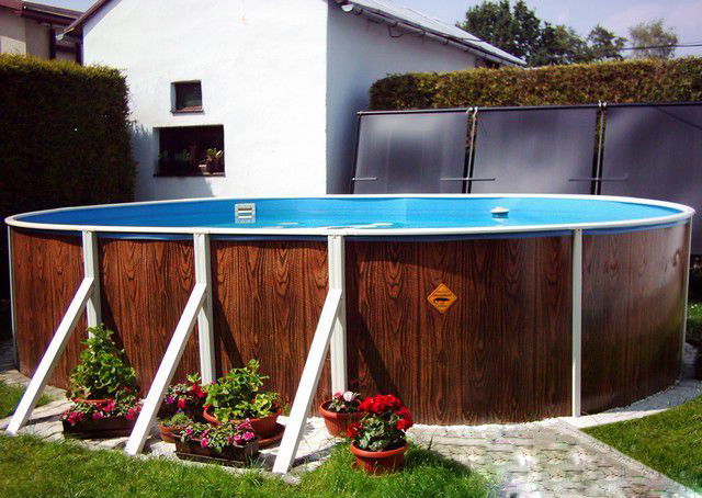 Piscina fuori terra ovale AZURO