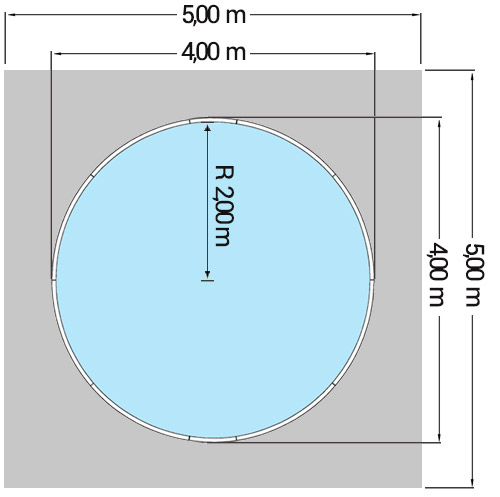 Dimensioni Piscina CLIO &Atilde;&tilde; 400 h 1,20 m