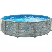Piscina Fuori Terra SWING METAL FRAME STONE DESIGN Ø 3,66 x h 0,91 m