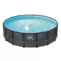 Piscina Fuori Terra SWING FRAME WICKER DARK Ø 4,88 x h 1,22 m