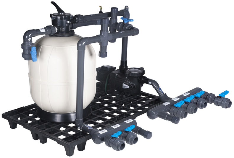 Impianto filtrazione assemblato