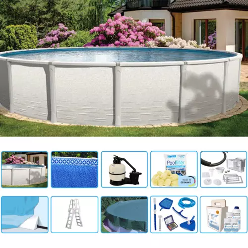Piscina fuori terra circolare OPUS SIGNATURE Ø 3,66 x h 1,32 m - KIT PRO