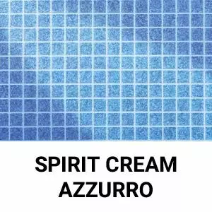 Rivestimento Liner SopremaPool ARMONIA 3D in PVC-P armato : h 1,65 x 25 m - 41,25 m² - SPIRIT CREAM AZZURRO