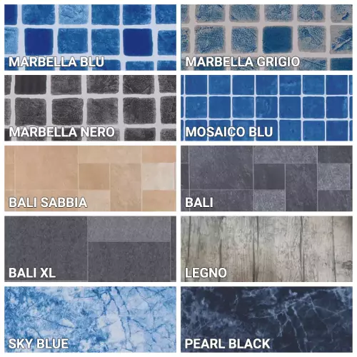 Rivestimento Liner SopremaPool DESIGN in PVC-P armato