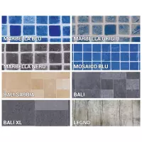 Rivestimento Liner SopremaPool DESIGN in PVC-P armato ANTISDRUCCIOLO