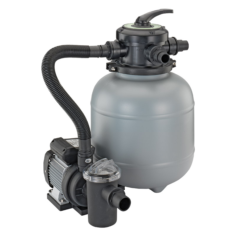 Gruppo filtrante a sabbia monoblocco BWT SHOTT PPF25/4001SP da 4 m&Acirc;&sup3;/h con valvola dall'alto e prefiltro