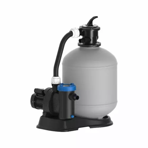 Gruppo filtrante a sabbia monoblocco BWT SHOTT PPF85/19000WP da 10 m³/h con valvola dall'alto