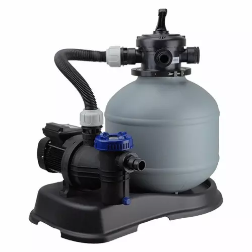 Gruppo filtrante a sabbia monoblocco BWT SHOTT PPF45/7000WP da 6 m³/h con valvola dall'alto