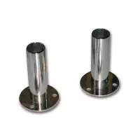 Set ancoraggio per scaletta piscina in acciaio inox 304 - tubo Ø 39,50 mm