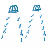 Scaletta a ponte AZURO per piscine fuori terra fino a h. 1,20 m