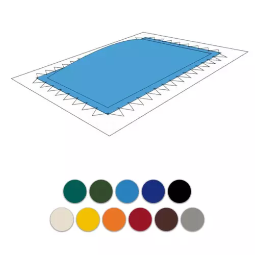 Copertura Invernale gonfiabile per piscina Polartex® AIRCOVER con occhielli e corda elastica