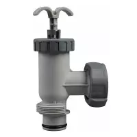 Valvola a saracinesca Shut Off per mandata e chiusura, raccordi Ø 38 mm