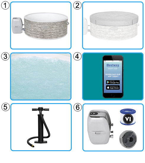 Spa gonfiabile Bestway modello VANCOUVER