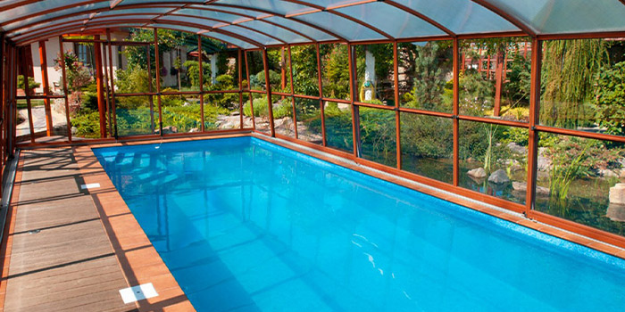 Copertura telescopica per piscina by Albixon, modello personalizzabile su misura Copertura telescopica per piscina by Albixon, modello personalizzabile su misura