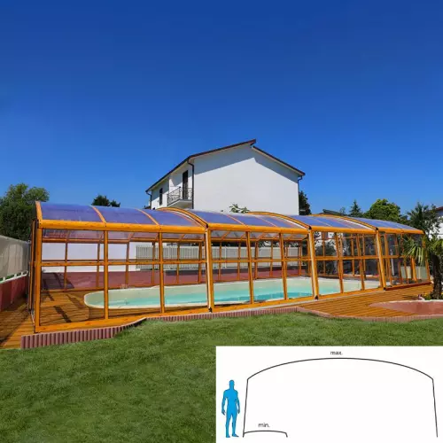 Copertura telescopica ALBIXON CASABLANCA su misura