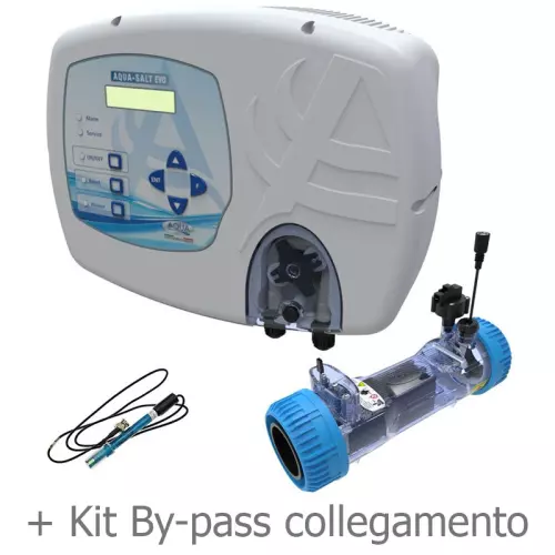 Kit sterilizzatore, AQUA SALT EVO, per il trattamento al sale e regolazione automatica del pH