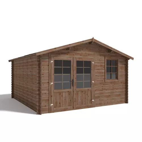 Casetta in legno impregnato INES 4,00 x 4,00 x h 2,50 m