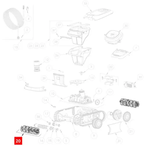20_Spazzole CN Grigio chiaro (2 pezzi)
