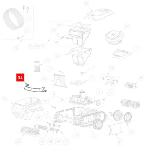 34_Maniglia CN, colore Grigio scuro