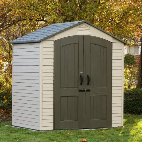 Casetta da giardino TORINO 1 in pvc 2,04 x 1,38 x h 2,27 m