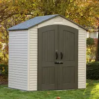 Casetta da giardino TORINO 1 in pvc 2,04 x 1,38 x h 2,27 m