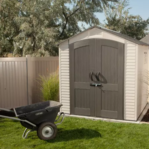 Casetta da giardino TORINO 2 in pvc 2,04 x 2,04 x h 2,27 m